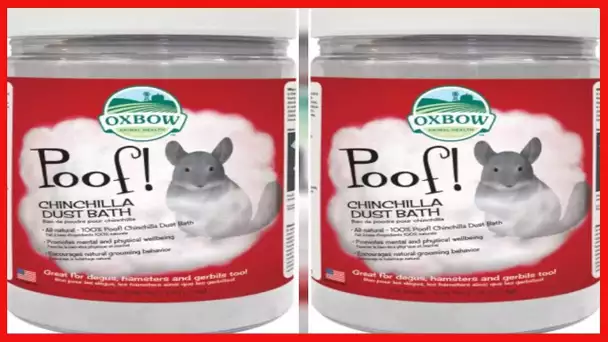 Oxbow Poof! Chinchilla Dust ( Pack of 2 )