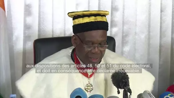 Côte d'Ivoire : le Conseil constitutionnel valide la candidature d'Alassane Ouattara