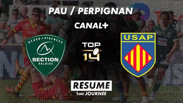 Le résumé de Pau / Perpignan - TOP 14 - 1ère journée