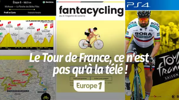 Appli, pronos, jeu vidéo : le Tour de France, ce n'est pas qu'à la télé !