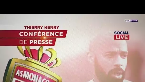 Social Live spécial conférence de presse Thierry Henry, AS Monaco