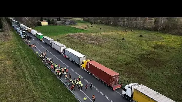 Blocage à la frontière Pologne-Ukraine: Bruxelles fustige Varsovie