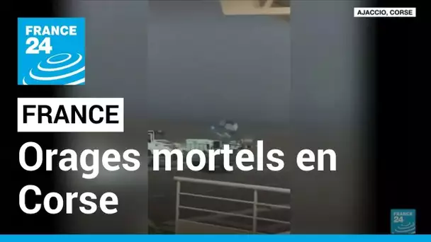 Orages mortels en Corse : Gérald Darmanin se rendra sur place ce jeudi • FRANCE 24