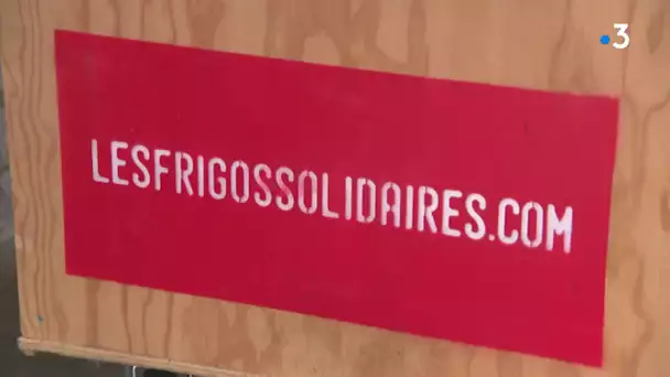 Un frigo solidaire à Wattrelos (Nord)