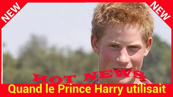 Quand le Prince Harry utilisait un stratagème pour sortir en boîte de nuit