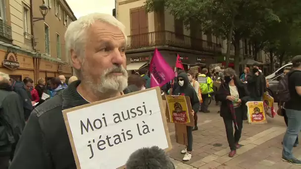 Millau : manifestation pour dénoncer les verbalisations de la police pour manifestation non déclarée