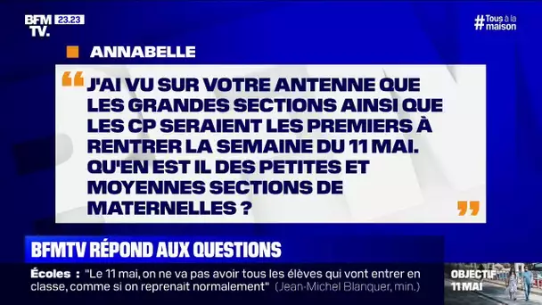 Quand les petites et moyennes sections rentreront-elles ? BFMTV répond à vos questions