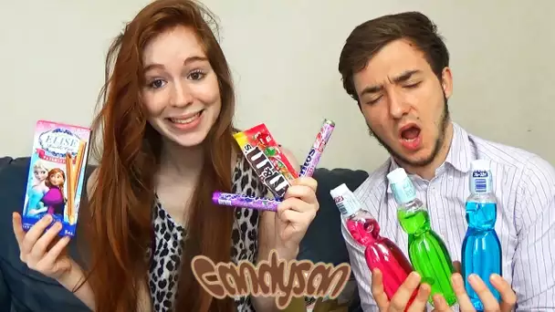 Dégustation Candysan en Couple #6 UNE EXPLOSION EN LIVE ! Nouveau mentos & GATEAU FROZEN !