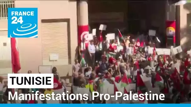 Tunisie : manifestations Pro-Palestine dans les rues de Tunis • FRANCE 24