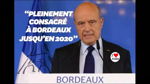 Juppé préfère (encore) Paris à Bordeaux