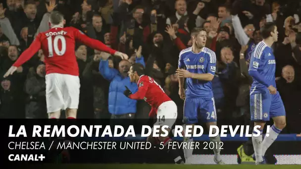 La remontada de Manchester United face à Chelsea en 2012