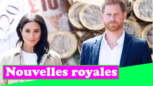 Coup d'argent de Meghan Markle et du prince Harry: un couple subit un coup de « 12 millions de livre