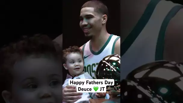 Jayson Tatum on what it means to be a Father to his son Deuce! 💚🔥|#Shorts