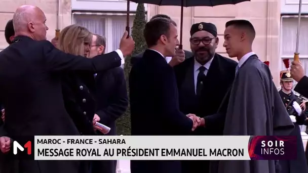 SM le Roi Mohammed VI adresse un message au Président français Emmanuel Macron