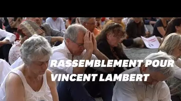 Rassemblement pour Vincent Lambert: "C'est comme rétablir la peine de mort"