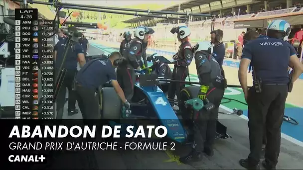 Abandon de Marino Sato  - Grand Prix d'Autriche - F2