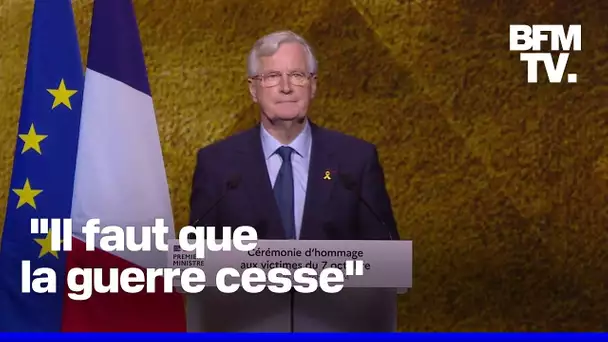 Hommage pour le 7-Octobre: le discours du Premier ministre Michel Barnier, en intégralité