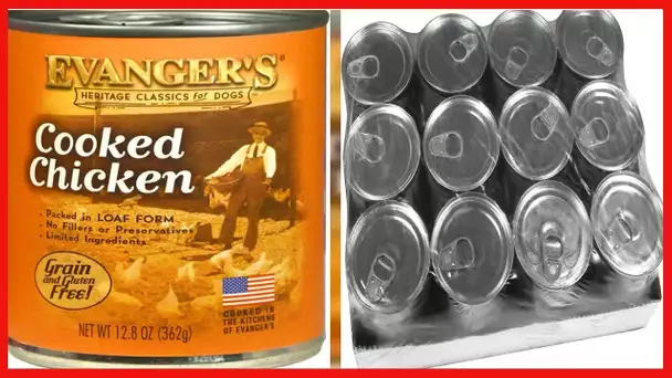 Evanger's Heritage Classics Cooked Chicken for Dogs - 12, 12.5 oz cans