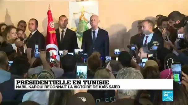 Présidentielle en Tunisie : Nabil Karoui reconnaît la victoire de Kaïs Saïed