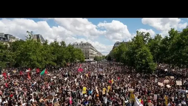 Manifestations contre les violences policières et le racisme à Paris et d'autres villes