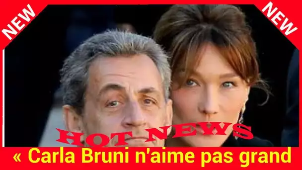 «Carla Bruni n'aime pas grand monde en politique»:qui est ce ministre d'Emmanuel qu'elle apprécie