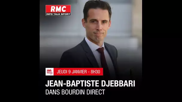 Jean-Baptiste Djebbari est face à Jean-Jacques Bourdin à 8H30 sur RMC et BFMTV