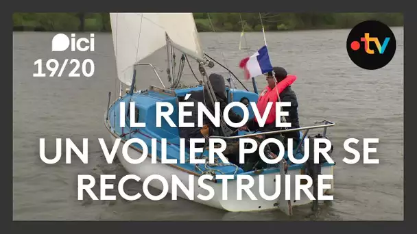 Capitaine rétablissement, Bernard Royer se reconstruire et construisant un bateau