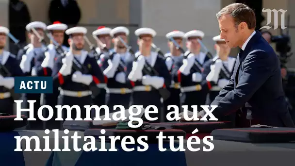 Hommage aux Invalides pour les militaires tués au Burkina Faso