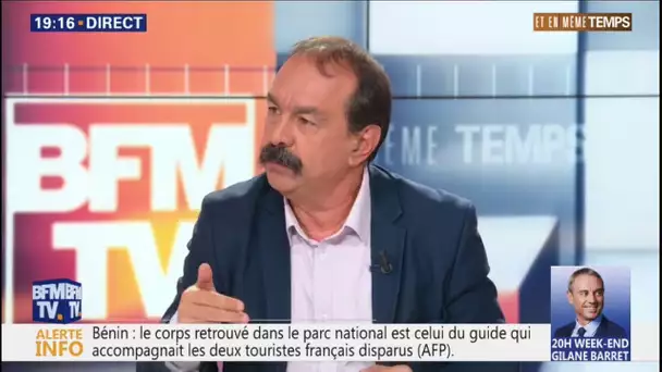 Philippe Martinez (CGT) estime que la mobilisation du 1er-mai était 'réussie'