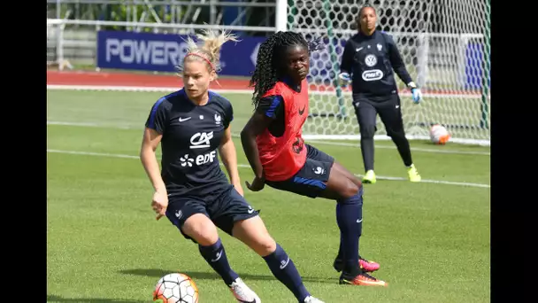 Equipe de France Féminine : vitesse et jeu à Clairefontaine !