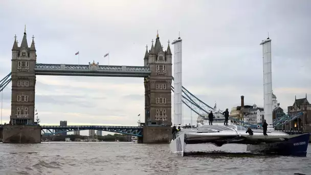 Energy Observer, le "bateau du futur", fait escale à Londres