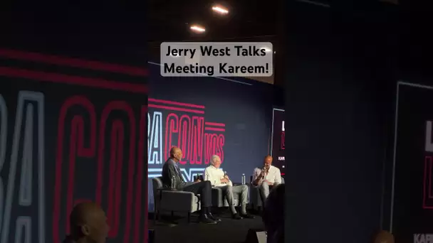 “I still am a rookie” - Jerry West talks meeting Kareem for the first time! 🗣 | #Shorts