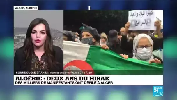 Deux ans du Hirak en Algérie : des milliers de manifestants ont défilé à Alger