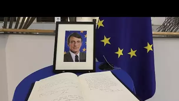 Le Parlement européen rend hommage à son président David Sassoli