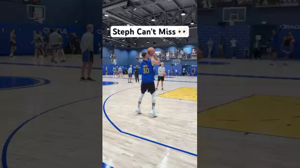 All Hits No Misses For Stephen Curry! #WarriorsAllAccess practice! 🔥🎯|#Shorts