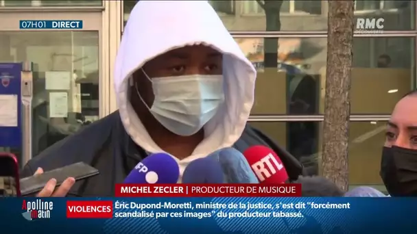 Michel Zecler, producteur de musique roué de coups par des policiers, raconte sa soirée de calvaire