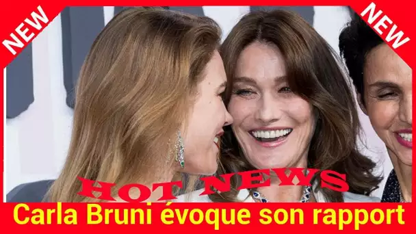 Carla Bruni évoque son rapport aux autres femmes