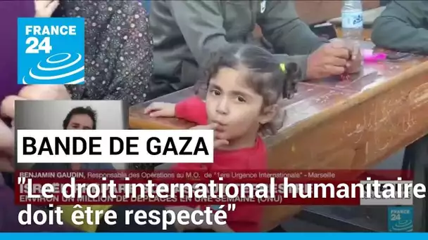 Bande de Gaza : "Le droit international humanitaire doit être respecté" • FRANCE 24