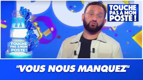 Cyril Hanouna adresse un message émouvant au public de TPMP