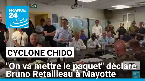 Cyclone Chido à Mayotte : "On va mettre le paquet" déclare Bruno Retailleau sur place