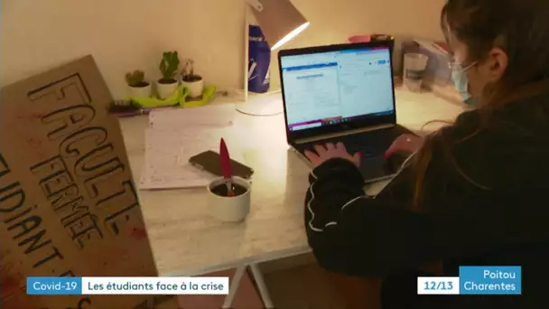 Covid 19 : les étudiants en grande difficulté à Poitiers