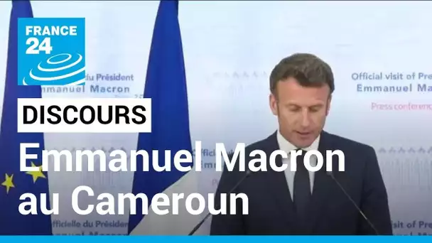 Emmanuel Macron au Cameroun : "nous voulons renforcer la coopération dans la défense"