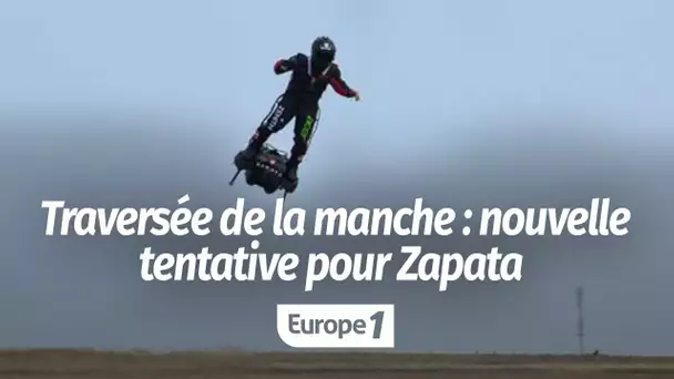 Avant sa nouvelle tentative de traversée de la Manche, Franky Zapata n'est "pas stressé"