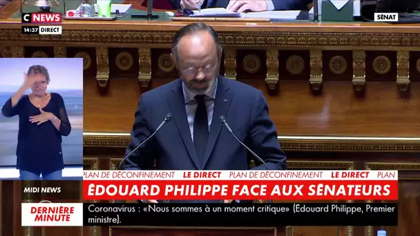 Edouard Philippe a présenté le plan de déconfinement au Sénat