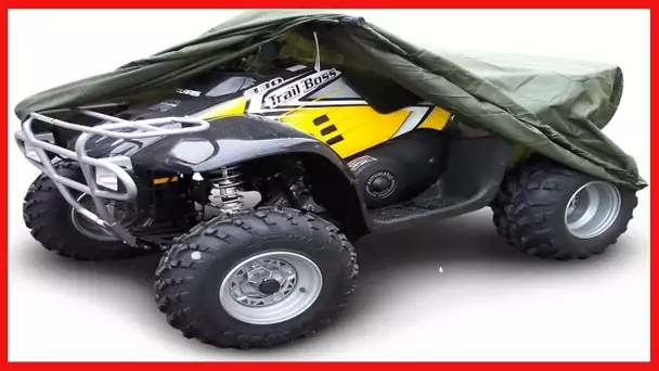 Budge Sportsman ATV Cover, Olive Green, Waterproof, Heavy Duty, Extra Large, 87" Long x 48" Wide x 4