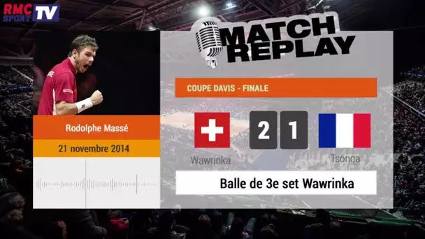 Tennis / Coupe Davis : le MatchReplay de Tsonga-Wawrinka - 21/11