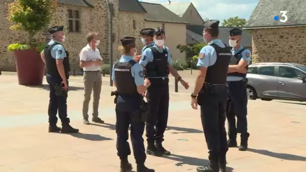 Mayenne : contrôle de gendarmerie pour le port du masque