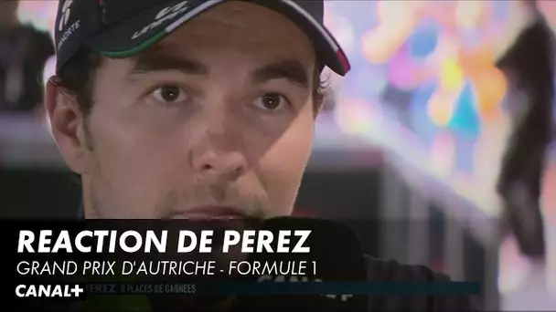 Réaction de Sergio Perez - Grand Prix d'Autriche - F1