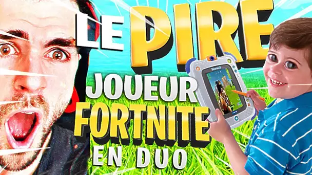 🔥DUO AVEC LE PIRE JOUEUR DE FORTNITE #1 NooB Duo! Top1 Battle Royale