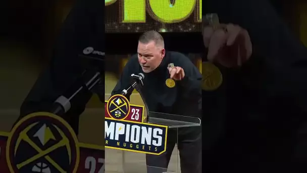 "Who wants another ?"- Michael Malone & The Nuggets wants another ring!💍🙌| #Shorts